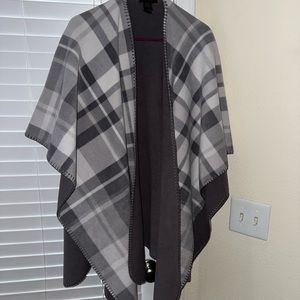 PLAID WINTER WRAP